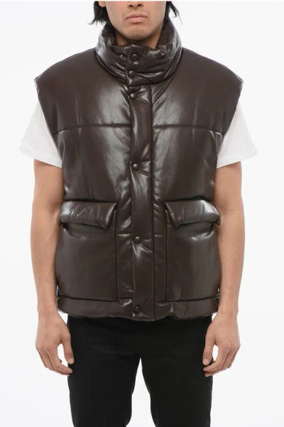 NANUSHKA Sleeveless Faux Leather JOVAN Jacket