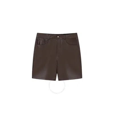 NANUSHKA NANUSHKA NOVAN LEATHER SHORTS