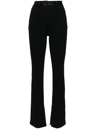 NANUSHKA SLIM-LEG FINE-RIBBED TROUSERS