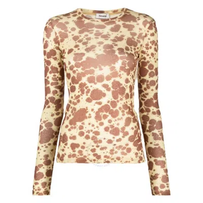 NANUSHKA NANUSHKA TIE DYE LYMEE MESH-JERSEY TOP