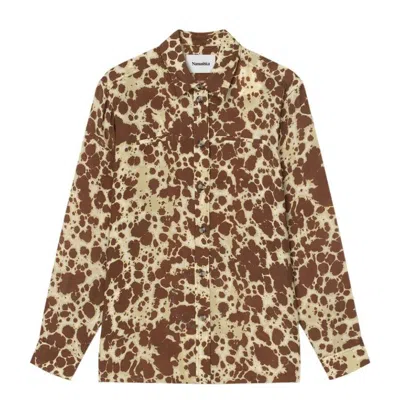 NANUSHKA NANUSHKA TIE DYE SABRIN LONG-SLEEVE CUPRO SHIRT