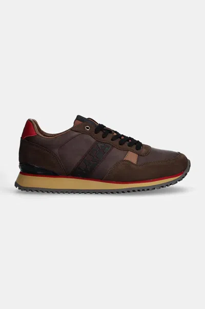 NAPAPIJRI MEN'S SNEAKERS NAPAPIJRI NP0A4IJS COSMOS W0A BROWN/HICHKORY