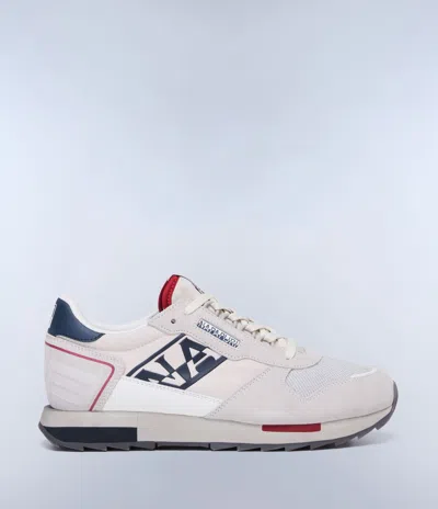 NAPAPIJRI MEN'S SNEAKERS NAPAPIJRI NP0A4IQH VIRTUS 01E WHITE/NAVY/RED