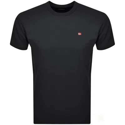 NAPAPIJRI NAPAPIJRI SALIS SUM LOGO T SHIRT BLACK