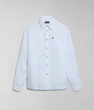 NAPAPIJRI SHIRTS MAN NAPAPIJRI G-LINEN LS NP0A4HQ2 002