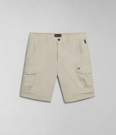 NAPAPIJRI SHORTS AND BERMUDA MAN NAPAPIJRI KNOWN 2.0 NP0A4HOQ N90 BEIGE SILVER