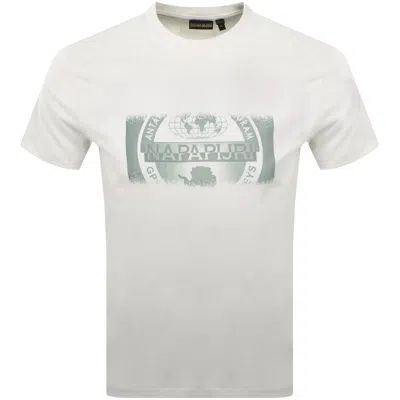 NAPAPIJRI NAPAPIJRI VANNI LOGO T SHIRT WHITE