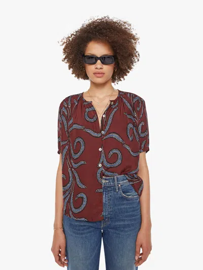 NATALIE MARTIN VIOLET TOP FEATHER BORDEAUX