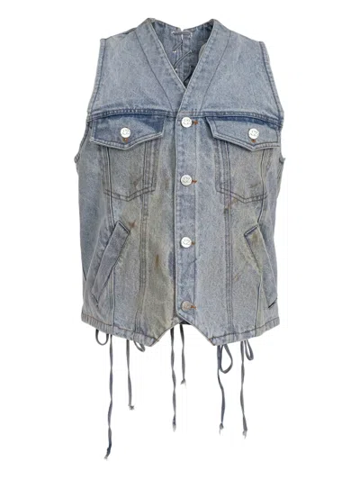 NATASHA ZINKO LOGO-PATCH VEST