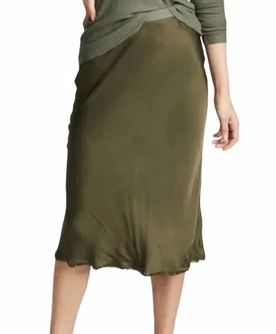 NATION LTD MABEL BIAS SKIRT IN OLIVE