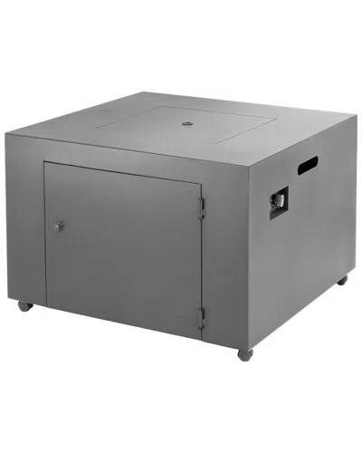 NATIONAL TREE COMPANY NATIONAL TREE COMPANY 38IN CONTEMPORARY SQUARE PROPANE FIRE PIT TABLE