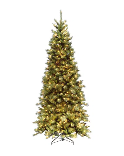 NATIONAL TREE COMPANY NATIONAL TREE COMPANY 6.5FT TIFFANY FIR SLIM TREE WITH 400 CLEAR LIGHTS