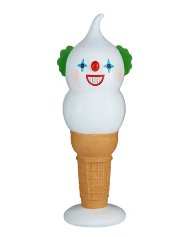 NATIONAL TREE COMPANY I-SCREAM CONE CREEPY CLOWN, 14 INCHES