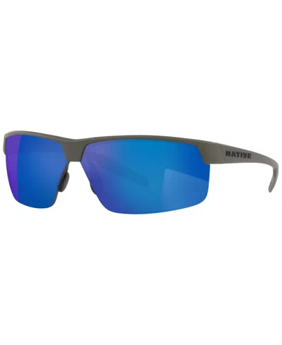 NATIVE EYEWEAR NATIVE MEN'S HARDTOP ULTRA XP POLARIZED SUNGLASSES, MIRROR POLAR XD9026