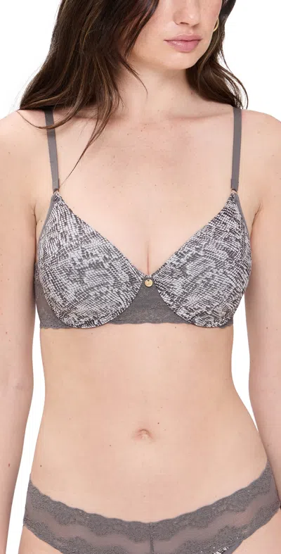 NATORI BLISS PERFECTION CONTOUR UNDERWIRE CHROME PYTHON PRINT