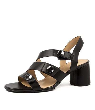 NATURALIZER NATURALIZER ALICIA BROWN LEATHER WOMENS SHOES CASUAL SANDALS HEELED