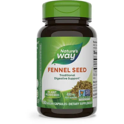 NATURE'S WAY FENNEL SEED - 100 CAPSULES