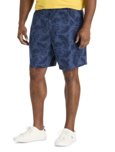 NAUTICA NAUTICA BIG & TALL PULL-ON STRIPED SHORTS