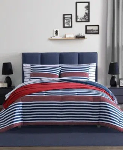 NAUTICA KENNEDY STRIPE COMFORTER SETS