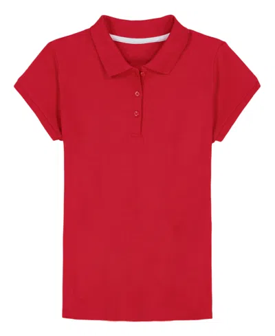 NAUTICA LITTLE GIRLS SHORT SLEEVE INTERLOCK POLO SHIRT