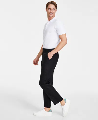 NAUTICA MEN'S MODERN-FIT LINEN DRESS PANTS