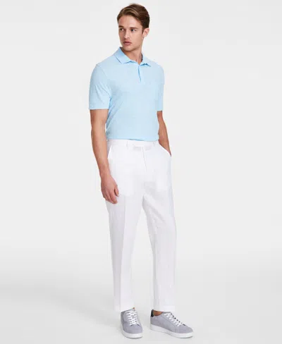 NAUTICA MEN'S MODERN-FIT LINEN DRESS PANTS
