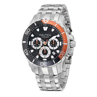 NAUTICA MENS NST CHRONOGRAPH STAINLESS STEEL WATCH