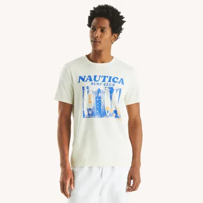 NAUTICA MENS SURF CLUB GRAPHIC T-SHIRT