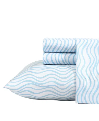 NAUTICA PRINTED COOLING MICROFIBER 4-PC. SHEET SET, FULL
