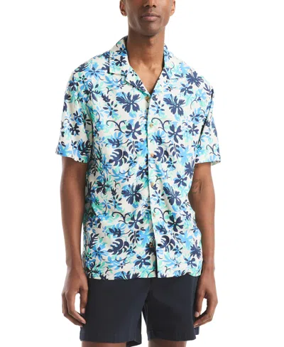 NAUTICA BEACH BOYS X NAUTICA MEN'S FLORAL CAMP SHIRT