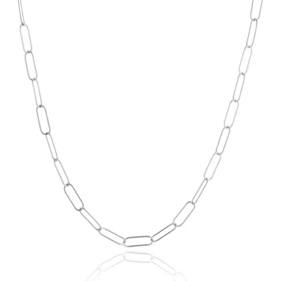 N'DAMUS LONDON WOMEN'S HATTON SAFE STERLING SILVER CHAIN NECKLACE