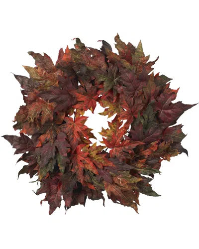 NEARLY NATURAL NEARLY NATURAL 30IN MAPLE LEAF WREATH