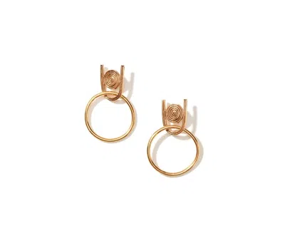 NECTAR NECTAR NEW YORK LINK HOOP EARRINGS