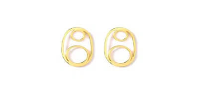 NECTAR NECTAR NEW YORK SERENITY OVAL STUD EARRINGS