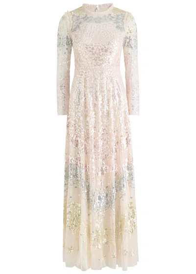 NEEDLE & THREAD NEEDLE & THREAD ANGELINE SEQUIN-EMBELLISHED TULLE GOWN