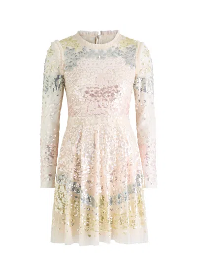 NEEDLE & THREAD NEEDLE & THREAD ANGELINE SEQUIN-EMBELLISHED TULLE MINI DRESS