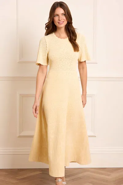 NEEDLE & THREAD NEEDLE & THREAD FLORAL POINTELLE KNIT GOWN