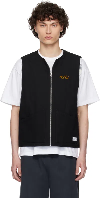 NEIGHBORHOOD BLACK PADDED WORK VEST