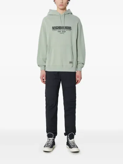 NEIGHBORHOOD LOGO-PRINT HOODIE