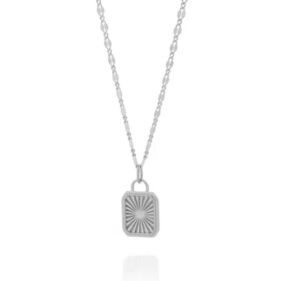 NELLOU JEWELLERY WOMEN'S GOLDEN DAWN NECKLACE STERLING SILVER