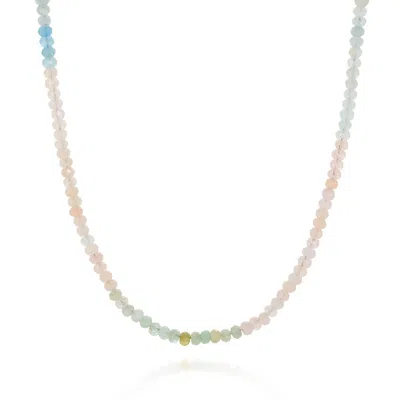 NELLOU JEWELLERY WOMEN'S MIXED BERYL MINI BEAD NECKLACE