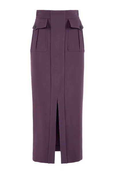 NENETTE WOMEN'S SKIRT NENETTE 36BB-GUAI-1593 MANGOSTEEN