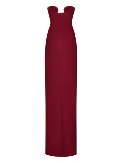 NENSI DOJAKA CUT-OUT SIDE-SLIT MAXI DRESS