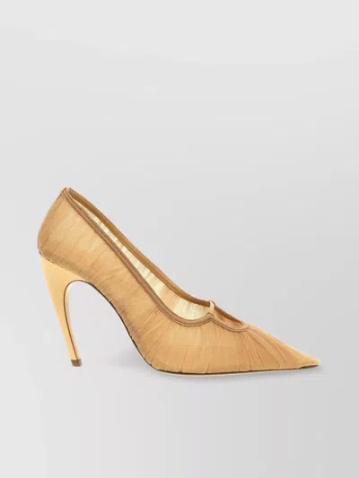 NENSI DOJAKA SHEER MESH STILETTO PUMPS