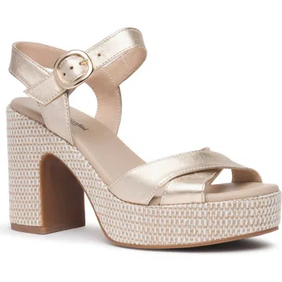 NEROGIARDINI NEROGIARDINI ANKLE STRAP PLATFORM SANDAL