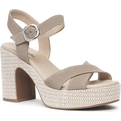 NEROGIARDINI NEROGIARDINI ANKLE STRAP PLATFORM SANDAL