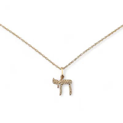 NESHI DESIGNS WOMEN'S GOLD HAI NECKLACE