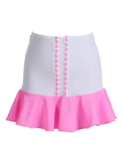 NESSI BYRD RUFFLE-HEM SKIRT