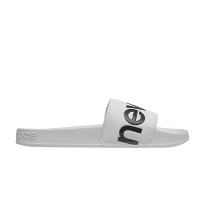 NEW BALANCE 200 SLIDES 'WHITE BLACK'