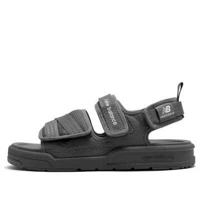 NEW BALANCE New Balance 3206 Series Velcro Open Toe Flat Heel Sports Dark Grey Sandals 'Dark Gray White'